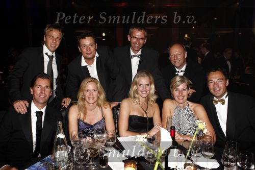 Amsterdam 14 oktober 2008
JFK gala in de passengers terminal. Arnoud Zuijdendorp met vrouw Maurice Kroon en  Sven Erik Hissink aan Stern tafel
Peter  Smulders bv