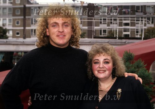 Rotterdam, 13 Oktober 1991
Gordon met zijn toenmalige manager Belinda Anholt ( Xtra-Vaganza
Foto Peter Smulders BV