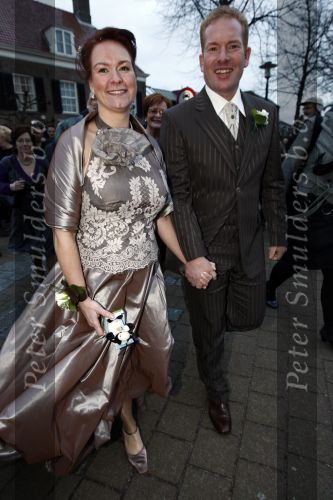 Nijkerk 25 januari 2008
Boer Dirk Jan van boer zoekt vrouw trouwt met Petra in stadhuis van Nijkerk.