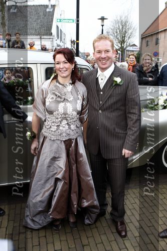Nijkerk 25 januari 2008
Boer Dirk Jan van boer zoekt vrouw trouwt met Petra in stadhuis van Nijkerk.