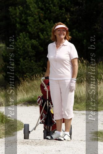 Zandvoort 16 augustus 2008
Golfwedstrijd met bn ers voor klm open op de golfbaan in Zandvoort. 
Bruni Heinke