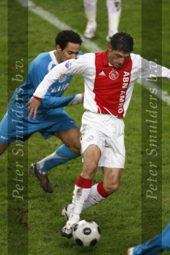 Amsterdam, 30 Januari 2008 Kompetitiewedstrijd AJAX-PSV, eindstand 0-2
Seizoen 2007/2008
Otman BakkalDanco Lazovic