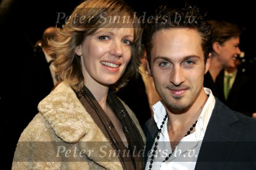 Utrecht 3 november 2005
Premiere Jesus Christ superstar in schouwburg Utrecht.
Christoph Haddad met vriendin
Peter Smulders bv