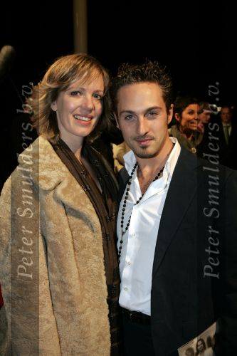 Utrecht 3 november 2005
Premiere Jesus Christ superstar in schouwburg Utrecht.
Christoph Haddad met vriendin
Peter Smulders bv