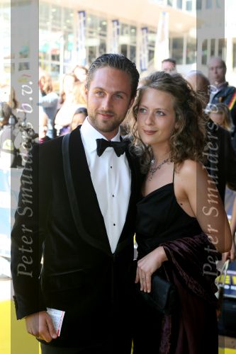 Utrecht, 9 September 2006
Beatrixhal. Permiere musical THE WIZ
Christopher Haddad met vriendin
Foto Peter Smulders BV