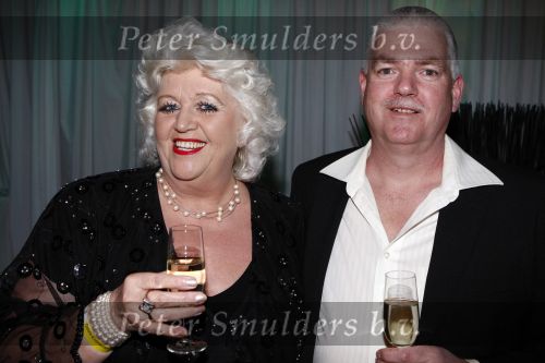 Uitgeest 16 januari 2008
Nieuwjaarsreceptie henk geels in bob\'s saloon. Country Wilma met man