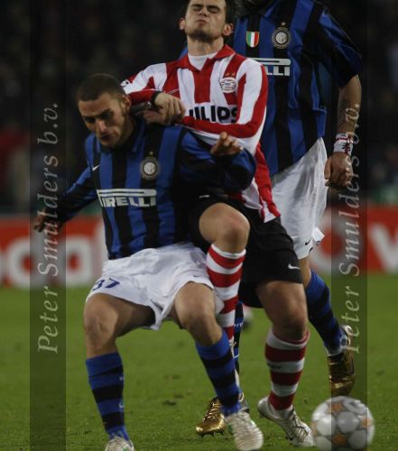 Eindhoven, 12 December 2007
Champions League wedstrijd PSV-Internationale Milan, eindstand 0-1 Seizoen 2007/2008
Danko Lazovic