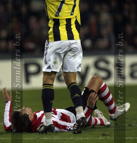 Eindhoven, 23 Oktober 2007
Champions League wedstrijd PSV-Fenerbahce, eindstand 0-0
Seizoen 2007/2008
Danko Lazovic in duel met Gokhan Gonul