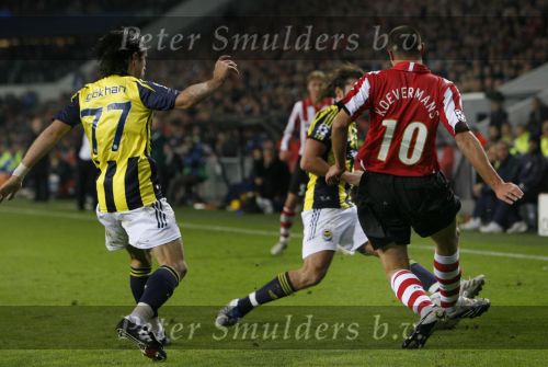 Eindhoven, 23 Oktober 2007
Champions League wedstrijd PSV-Fenerbahce, eindstand 0-0
Seizoen 2007/2008
Danny Koevermans
