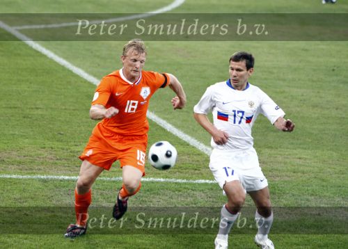 Basel 21 juni 2008
Nederland tegen Rusland in de kwart finale van de EK 2008 in zwitserland en Oostenrijk. Dirk Kuyt