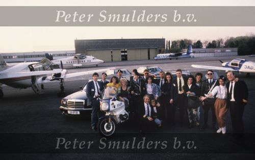 9 Mei 1987 Schiphol Oost Antwerpen Luchthaven, optreden in Antwerpen (Stage ) en optreden s\'avonds in Haren ( Groningen ) een dag met de Dolly Dots On Tour
