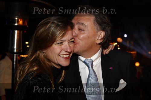 18 December 2008 Kerst/Nieuwjaarsborrel Princess
Ed Nijpels met zijn vrouw
Foto Peter Smulders BV Eindhoven