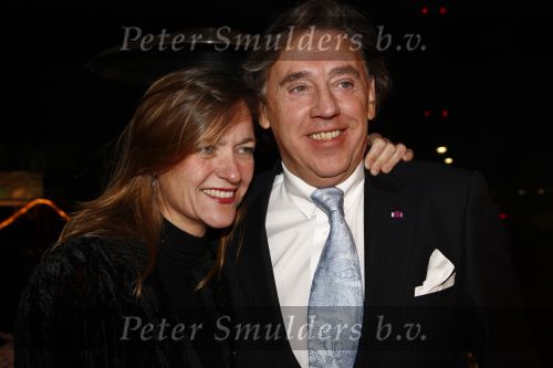 18 December 2008 Kerst/Nieuwjaarsborrel Princess
Ed Nijpels met zijn vrouw
Foto Peter Smulders BV Eindhoven