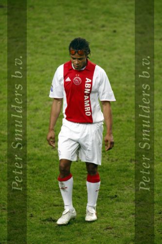 Amsterdam, 30 Januari 2008 Kompetitiewedstrijd AJAX-PSV, eindstand 0-2
Seizoen 2007/2008
Trieste afgang voor Edgar Davids die enkele minuten voor tijd door een harde charge ROOD kreeg