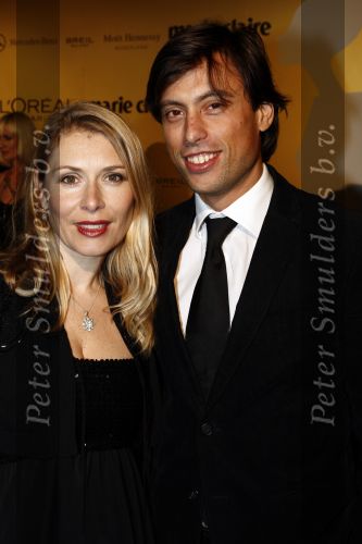 Amsterdam 13 november 2008
Uitreiking van de prix de la mode in het stedelijk museum. Elle v Rijn met man Kaja Wolfers
Peter Smulders bv