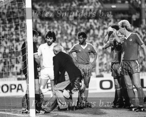 Stuttgart, 25 Mei 1988 PSV-Benfica, eindstand 0-0 Finale EC I ( voorloper van de Champions League ) en winnaar door strafschoppen na verlenging.
Eric Gerets
Foto Peter Smulders BV