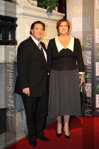Amsterdam, 30 Oktober 2008 
Uitreiking Beau Monde Awards 2008
Erwin v Lambaart met zijn vrouw
Foto Peter Smulders BV