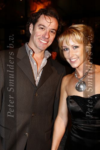 Den Haag 22 oktober 2008
Premiere Pauwen en Reigers in pathe Buitenhof. Esmeralda Blansjaar met vriend
Peter Smulders bv