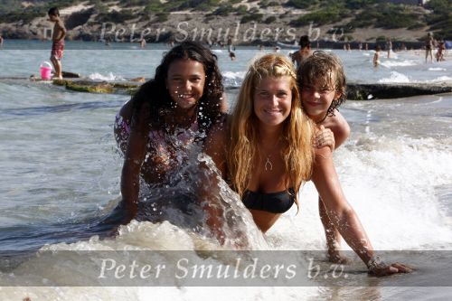 Ibiza 2 juli 2008
Estelle Gullit op vakantie met Joelle Gullit en Maxim Gullit