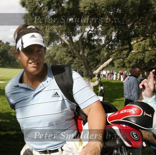 4 November 2007 Valderrama Golfclub ( Spanje )
Finaledag Volvo Masters Seizoen 2007
Caddy Fanny Sunesson van Henrik Stenson