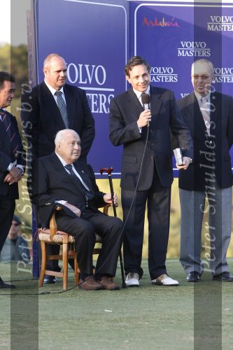 4 November 2007 Valderrama Golfclub ( Spanje )
Finaledag Volvo Masters Seizoen 2007
Felipe Ortiz Patino met zijn vader Jaime Ortiz Patino
