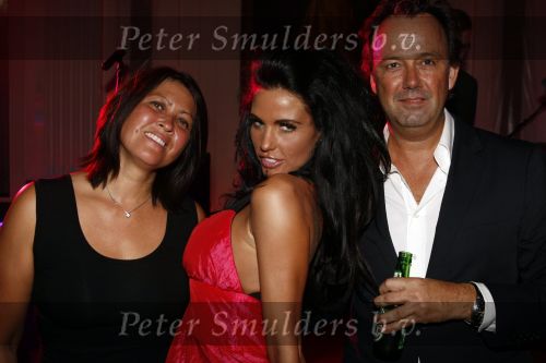 Amsterdam 19 juli 2008
Model Jordan bij feestje van Bjorn Borg in de schouwburg van amsterdam. 
Jordan met dochter en vrouw  en baas van Bjorn Borg e.a.