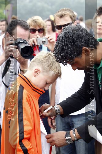 Amsterdam 7 juni 2008
Frank Rijkaard bij nationale dag van ADHD op sportcomplex de toekomst van