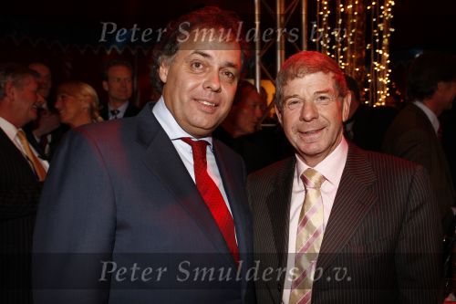 18 December 2008 Kerst/Nieuwjaarsborrel Princess
Frits Barend met Aad Ouborg
Foto Peter Smulders BV Eindhoven