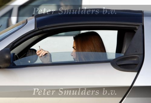 Amsterdam 9 november 2008
Georgina Verbaan rokind in de auto.
Peter Smulders bv