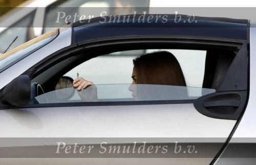 Amsterdam 9 november 2008
Georgina Verbaan rokind in de auto.
Peter Smulders bv