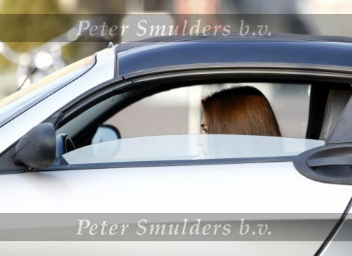 Amsterdam 9 november 2008
Georgina Verbaan rokind in de auto.
Peter Smulders bv