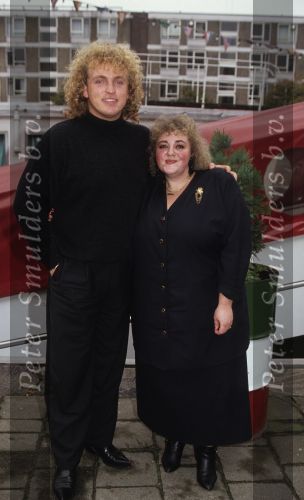 Rotterdam, 13 Oktober 1991
Gordon in zijn begindagen als artiest samen met zijn eerste manager Belinda Anholt ( Xtra-Vaganza ) te gast bij het TROS Radio programma Op Volle Toeren, gepresenteerd door Ben Holthuis