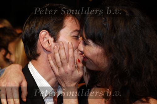 Amsterdam 13 oktober 2008
Halina Reijn met een vriend  bij premiere Bride flight in tuschinski.
Peter Smulders bv