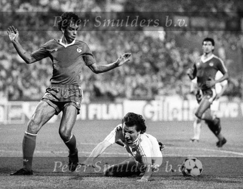 Stuttgart, 25 Mei 1988 PSV-Benfica, eindstand 0-0 Finale EC I ( voorloper van de Champions League ) en winnaar door strafschoppen na verlenging.
Hans Gilhaus
Foto Peter Smulders BV