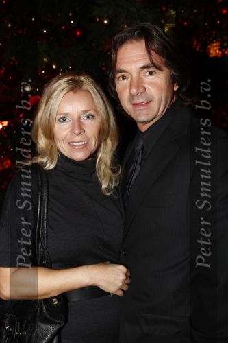 18 December 2008 Kerst/Nieuwjaarsborrel Princess
Hein Vergeer met zijn vrouw
Foto Peter Smulders BV Eindhoven