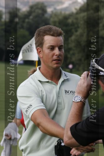 4 November 2007 Valderrama Golfclub ( Spanje )
Finaledag Volvo Masters Seizoen 2007
Henrik Stenson had tijdens zijn ronde van kwaadheid z\'n putter gebroken en moest daardoor zijn laatste holes met een lobwedge uitholen