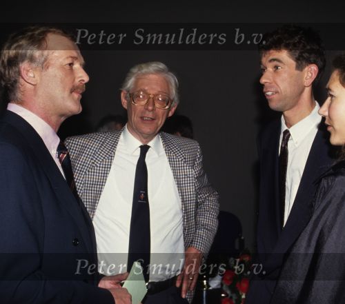Amsterdam, 14 December 1991
Herman Kuiphof in gesprek met Michiel Schapers en Jack v d Voorn
Foto Peter Smulders BV