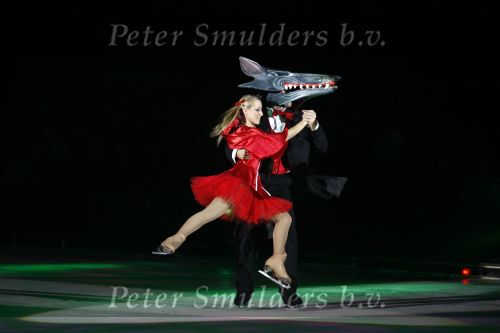Rotterdam 25 oktober 2007
Premiere Holiday on ice in ahoy. Geert Hoes en Sitah doen mee in de show