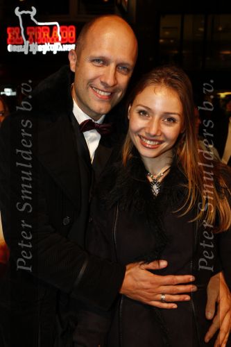 Amsterdam  13 oktober 2008
premiere  Bride flight in tuschinski. Hugo Metsers III met vrouw
Peter Smulders bv