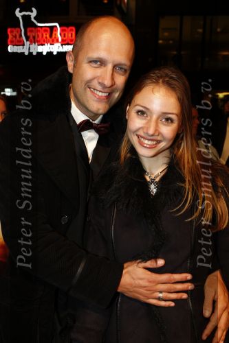 Amsterdam  13 oktober 2008
premiere  Bride flight in tuschinski. Hugo Metsers III met vrouw
Peter Smulders bv