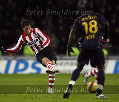 Eindhoven, 8 December 2007 Kompetitie PSV-Roda JC, eindstand 2-4 
Seizoen 2007/2008
Ibrahim Afellay