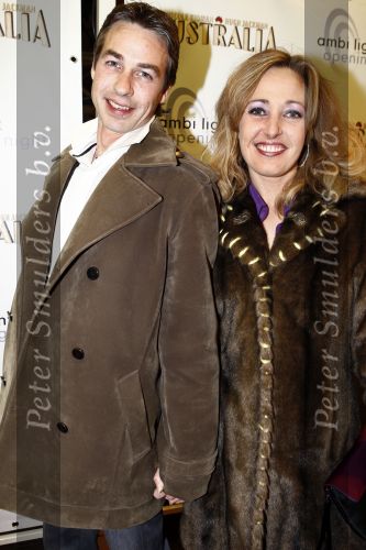 Amsterdam 15 december 2008
Premiere Australia in Tuschinski. Isabelle Brinkman met vriend
Peter Smulders bv