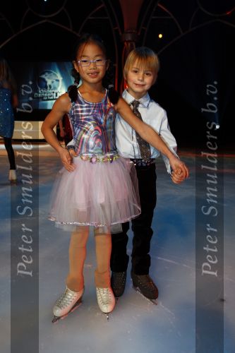 Amsterdam 9 december 2008
Opnames voor sterren kinderen dansen op het ijs. Christian Jan en Mariska Bauer zwanger
Peter Smulders bv