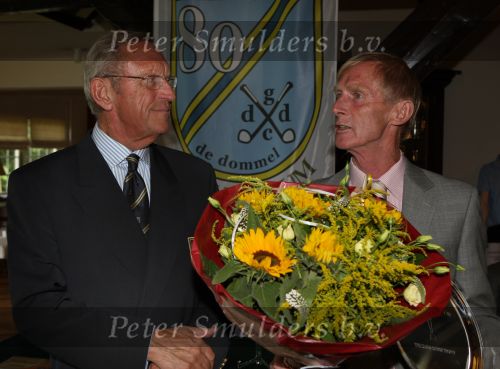 Sint Michielsgestel, 7 Juli 2008
NK senioren heren professionals op GC de Dommel
Jan Dorrestein met Ton Enthoven