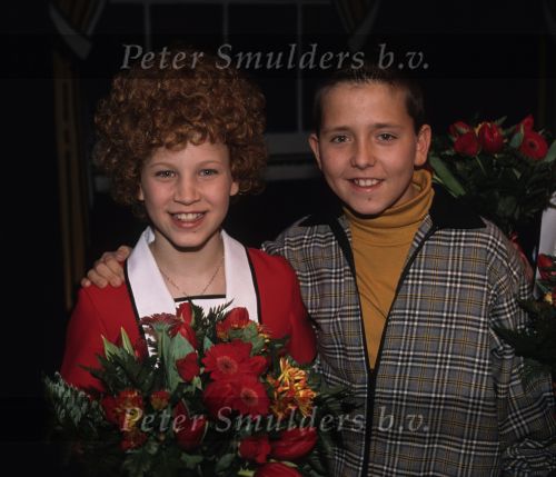 Amsterdam, 7 Januari 1998
Jan Smit met Annie tijdens de premiere Annie