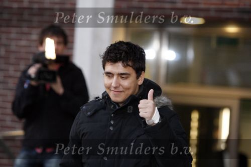 Rotterdam 15 november 2007
Jan Smit verlaat het Akazia ziekenhuis na operatie aan zijn stembanden.