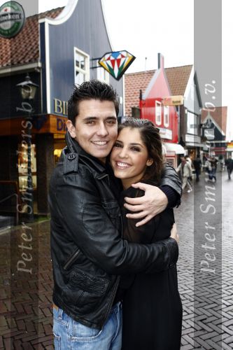 Volendam 18 november 2008
Jan Smit en Yolanthe Cabau v Kasbergen op de dijk in volendam.
Peter Smulders bv