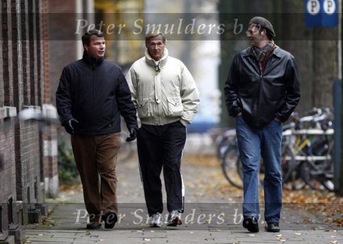 Amsterdam 8 december 2008
Jan v Beveren met 2 andere mannen op straat i Amsterda.
Peter Smulders bv