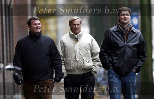 Amsterdam 8 december 2008
Jan v Beveren met 2 andere mannen op straat i Amsterda.
Peter Smulders bv