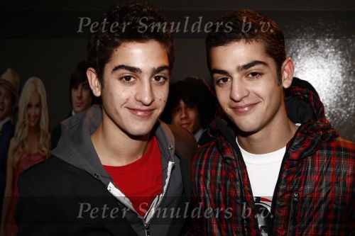 Amsterdam 9 decembe  2008 Jasper en Marius Gottlieb bij de premiere van High school musical.
Peter Smulders bv